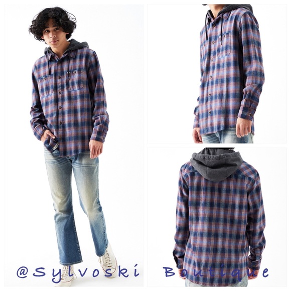 🔥 Quiksilver Old Loggers Flannel Shirt NWT - Picture 2 of 7